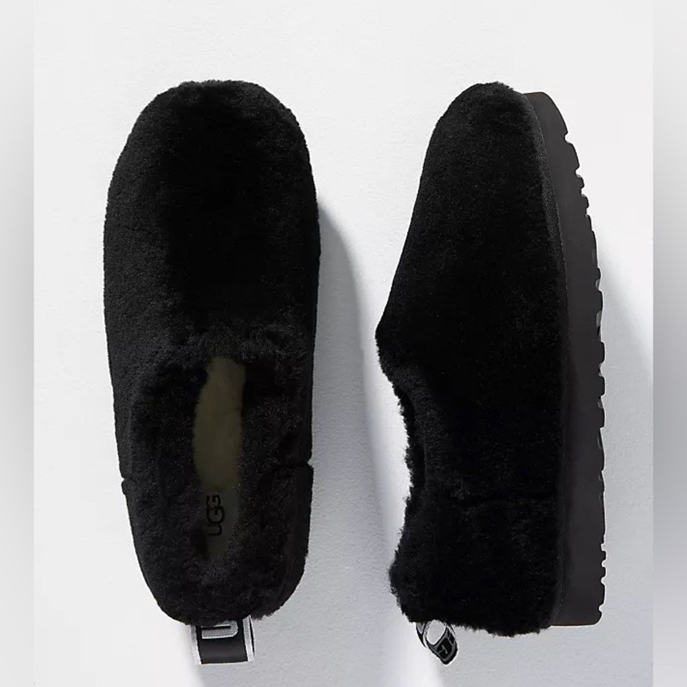 UGG Australia Classic Cozy Bootie black boots sleepers size w7 new‎